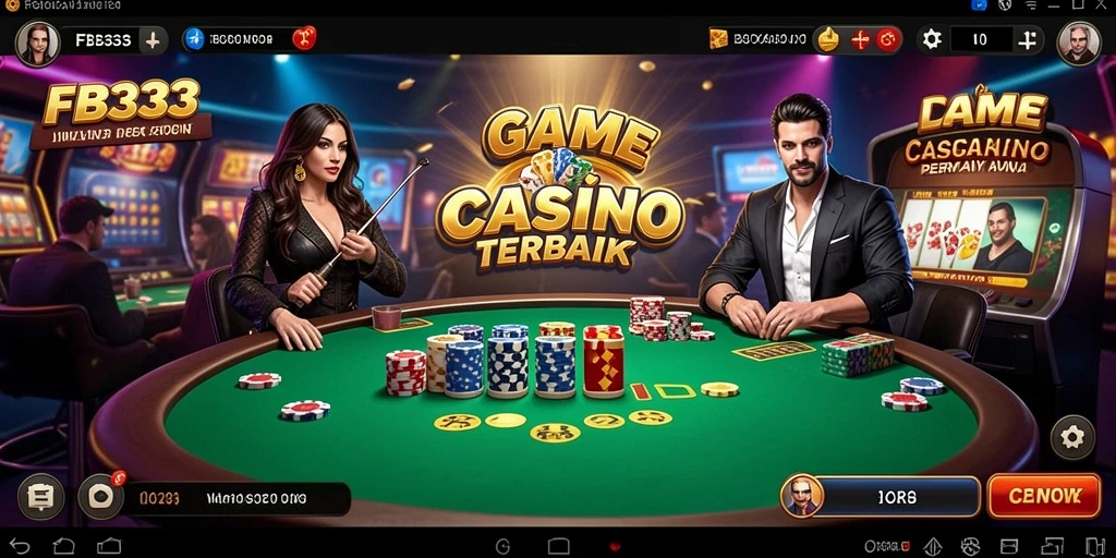 Gameplay Live Casino yang mendebarkan di aplikasi FB333.
