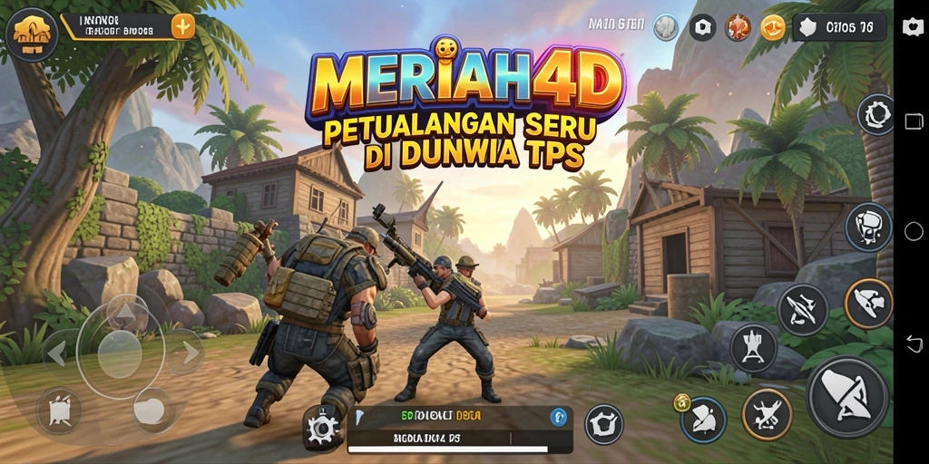 Tampilan gameplay <strong>MERIAH4D</strong> yang mendebarkan dan penuh aksi.