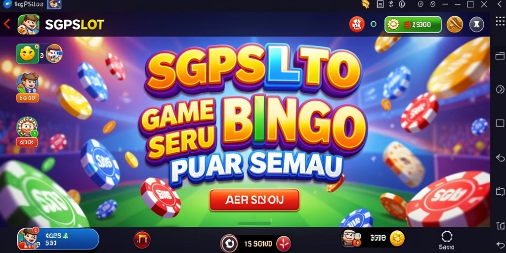 Screenshot SGPSLOT menampilkan gameplay menarik dengan banyak pemain Bingo.