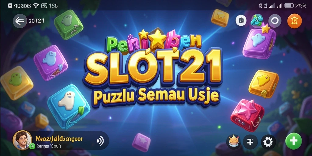 Screenshot gameplay SLOT21 menampilkan tantangan Puzzle yang menarik.