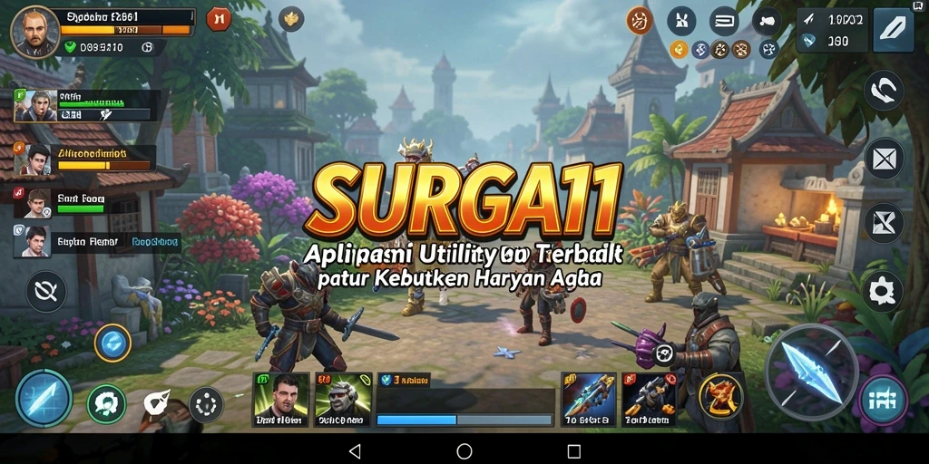 Tampilan antarmuka SURGA11 yang modern dan mudah digunakan.